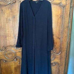V-Neck Black Maxi Dress